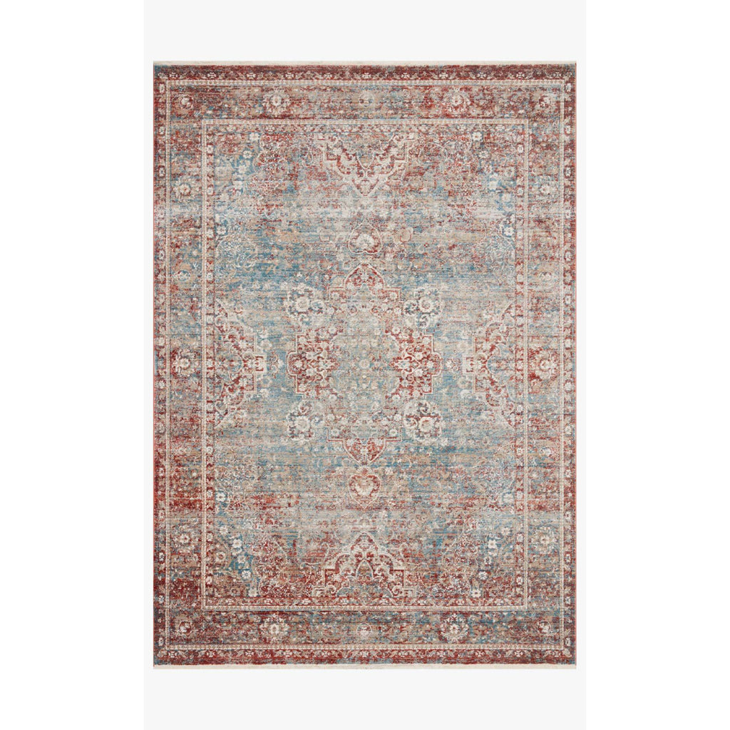 Magnolia Home Elise Sky / Red Rug | Chapin Furniture
