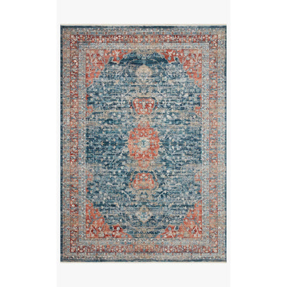 Magnolia Home Elise Navy / Red Rug - Chapin Furniture