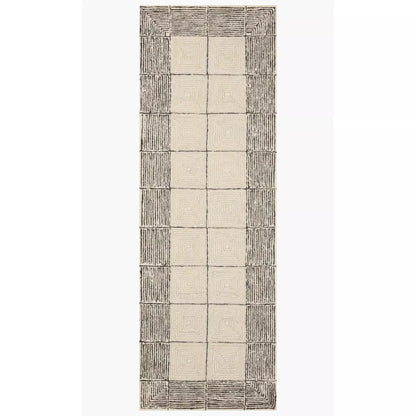 Chris Loves Julia Francis Cream/Black Rug - Chapin Furniture