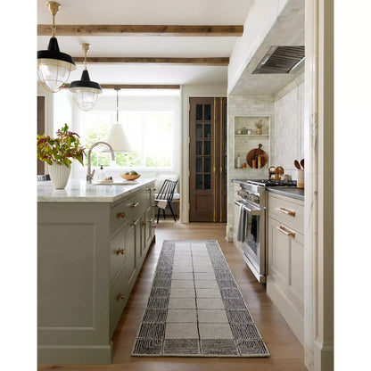 Chris Loves Julia Francis Cream/Black Rug - Chapin Furniture