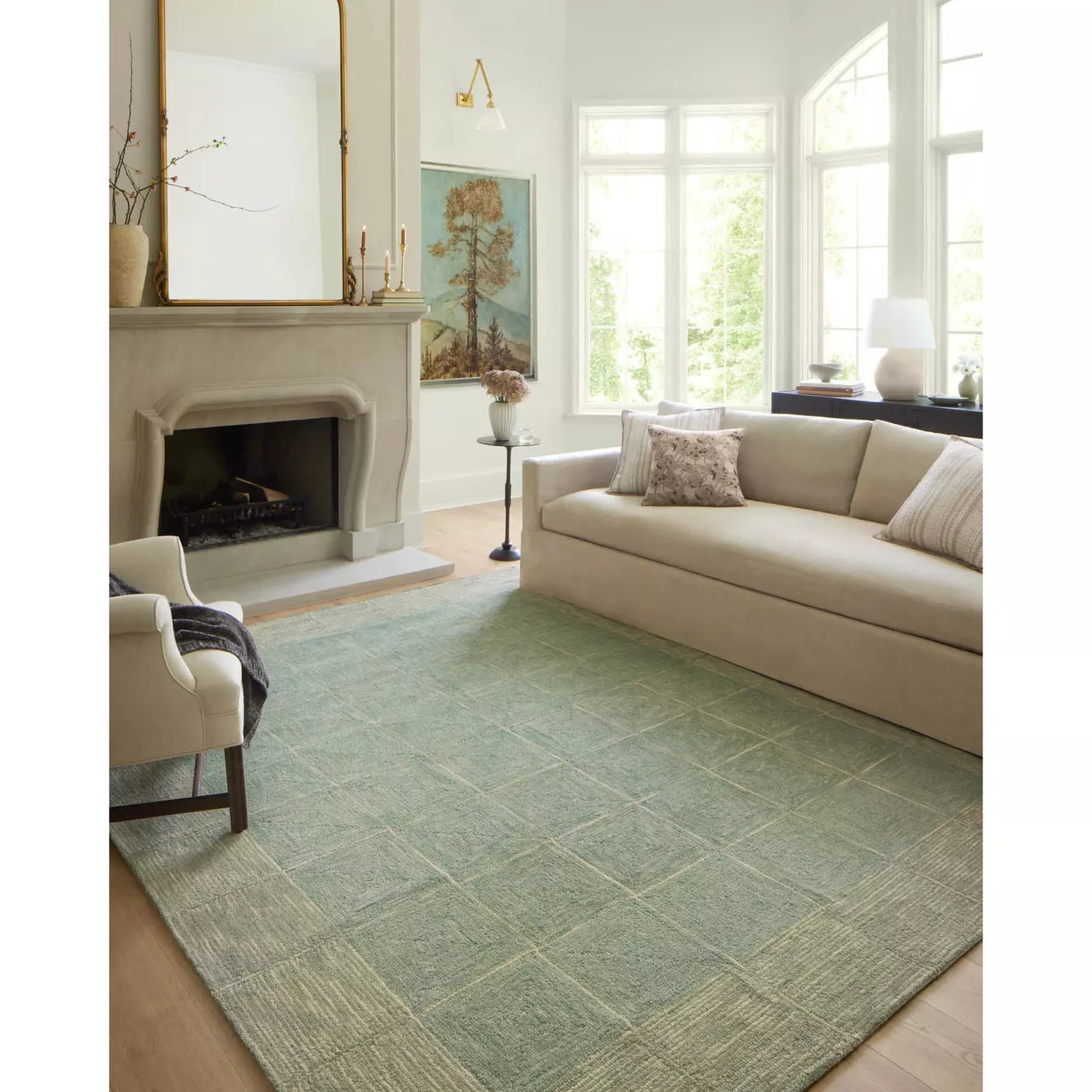 Chris Loves Julia Francis Green/Natural Rug - Chapin Furniture