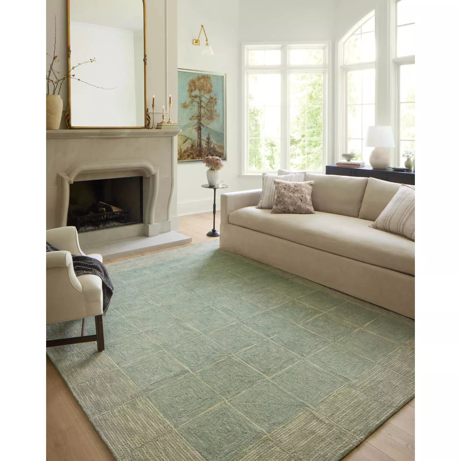 Chris Loves Julia Francis Green/Natural Rug - Chapin Furniture