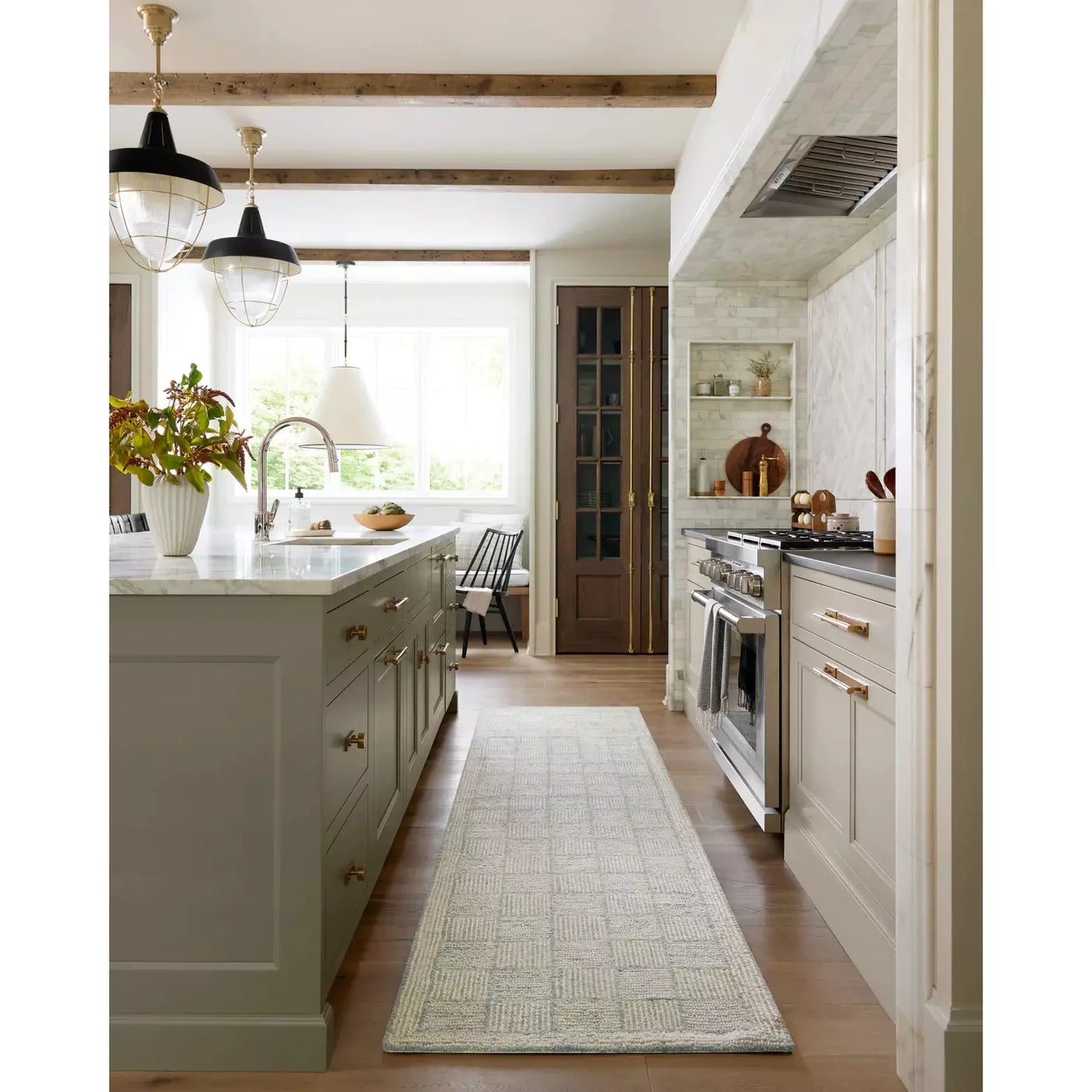 Chris Loves Julia Francis Silver/Sky Rug - Chapin Furniture