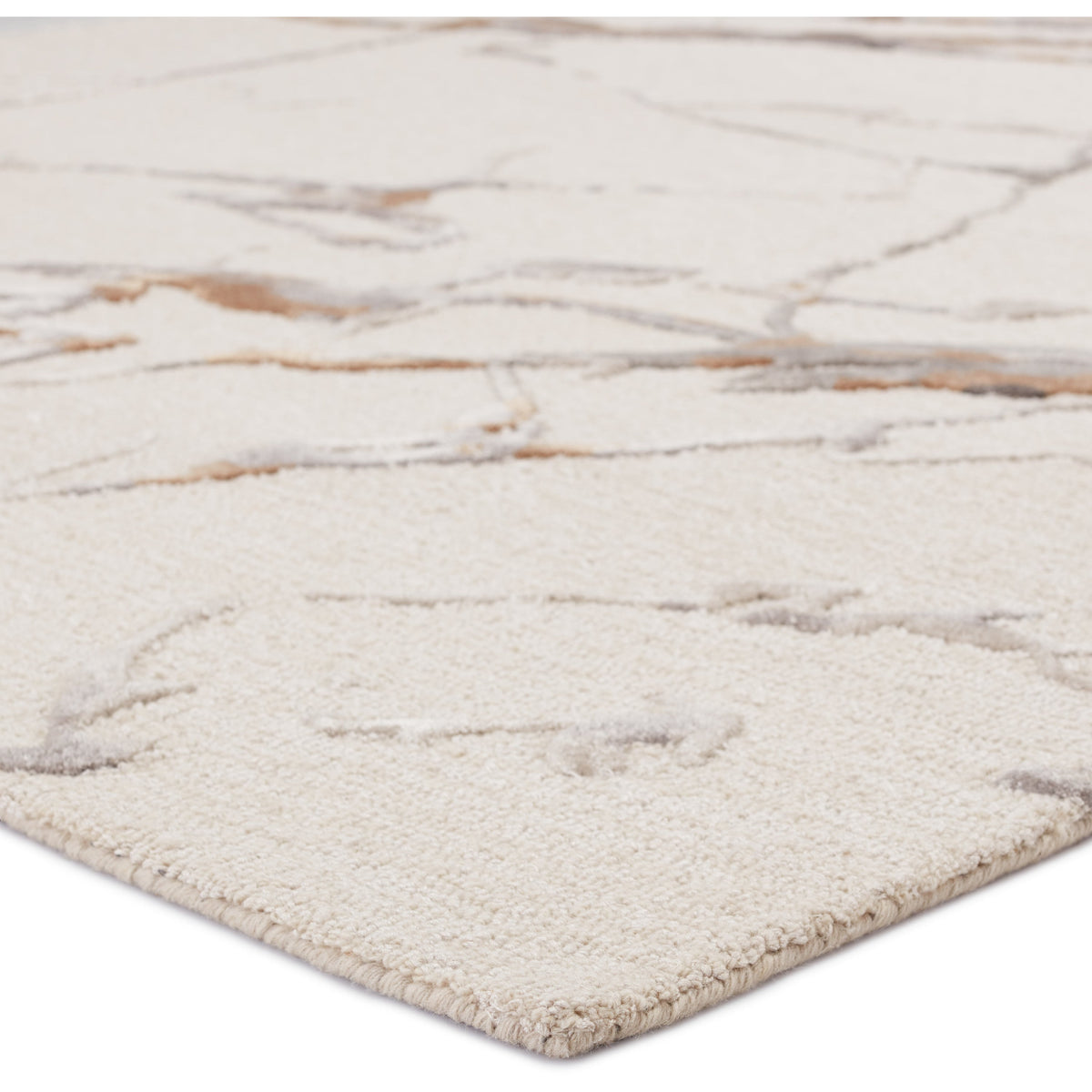 Jaipur Living Shattered Handmade Abstract Light Gray/ Gold Rug - Chapin Furniture