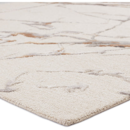 Jaipur Living Shattered Handmade Abstract Light Gray/ Gold Rug - Chapin Furniture