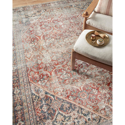 Amber Lewis Georgie Red/Navy Rug - Chapin Furniture