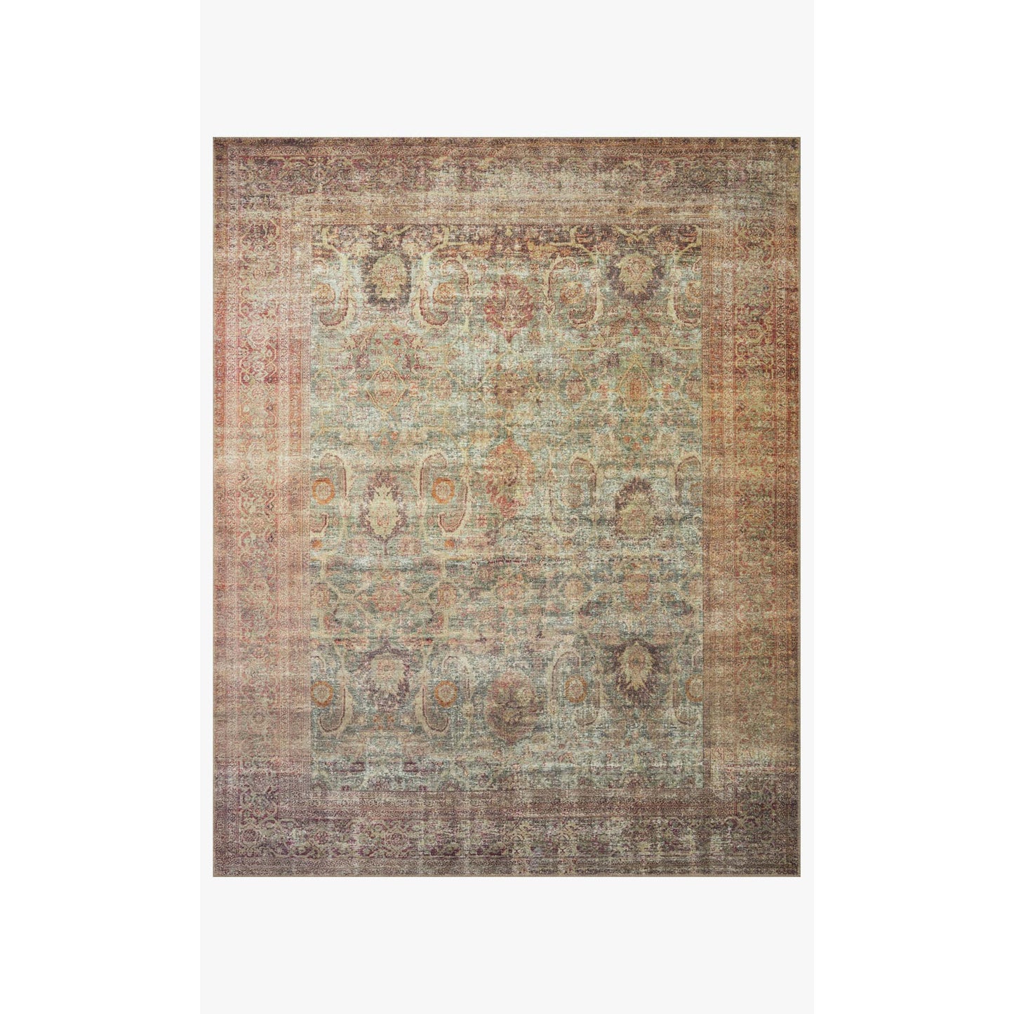 Amber Lewis Georgie Jade/Sunset Rug - Chapin Furniture