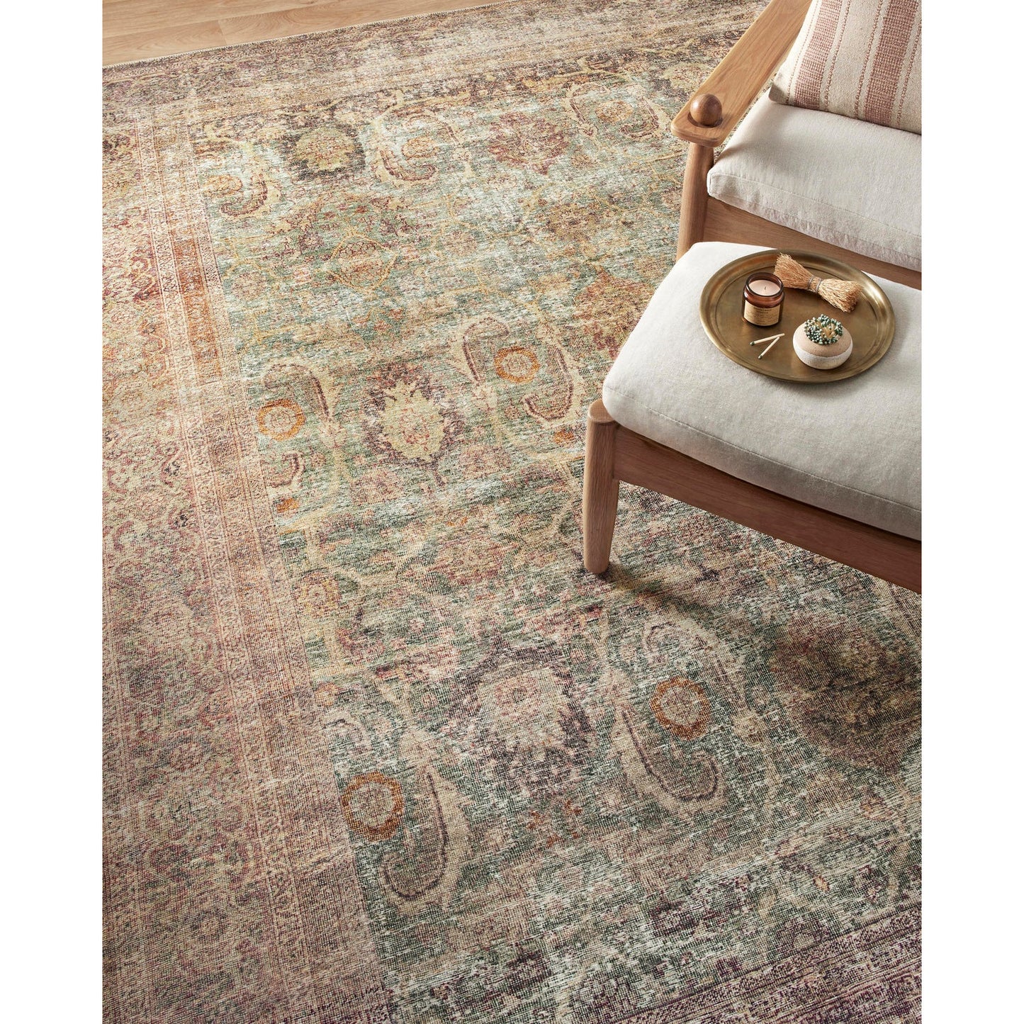 Amber Lewis Georgie Jade/Sunset Rug - Chapin Furniture