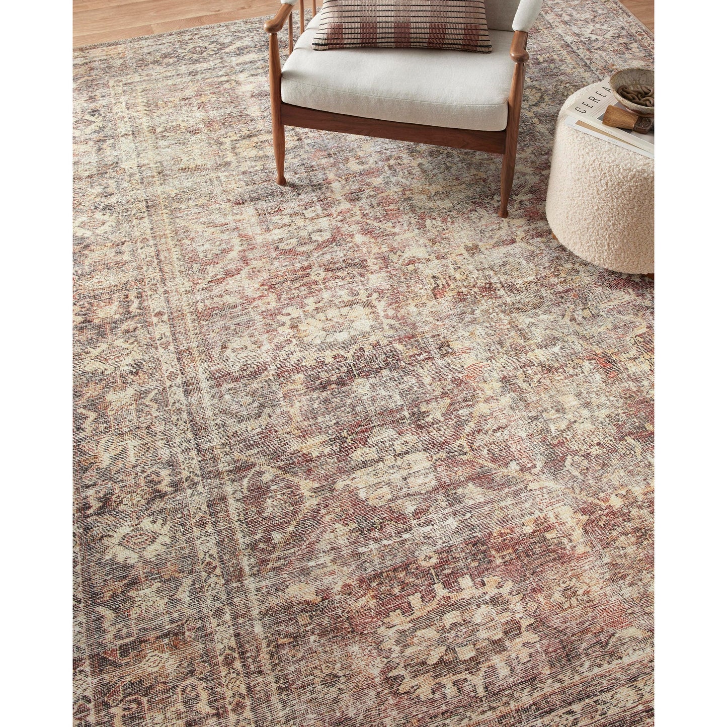 Amber Lewis Georgie Bordeaux /Antique Rug - Chapin Furniture