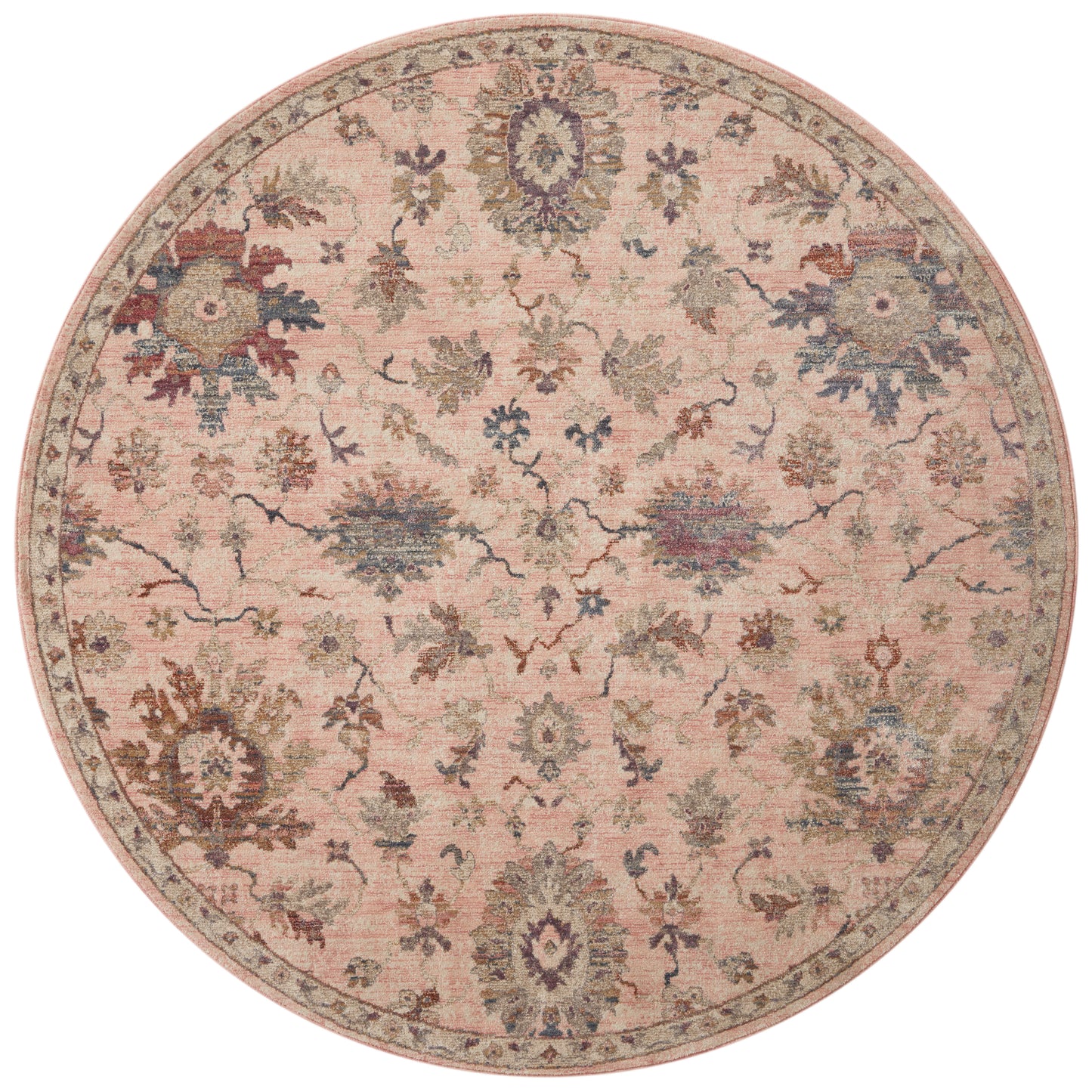 Loloi Giada Blush / Multi Rug - Chapin Furniture