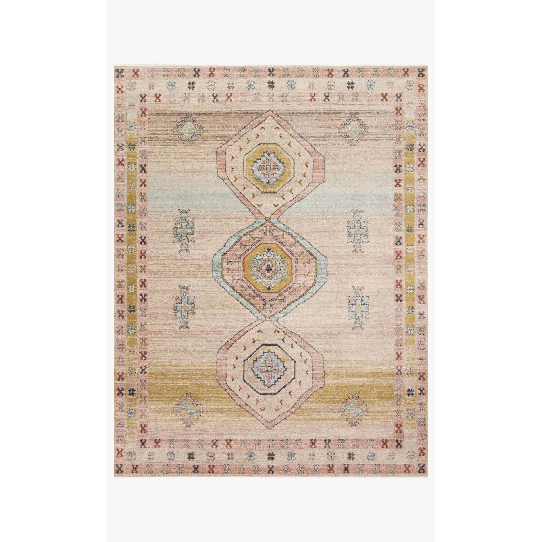 Magnolia Home Graham Antique Ivory / Multi Rug - Chapin Furniture