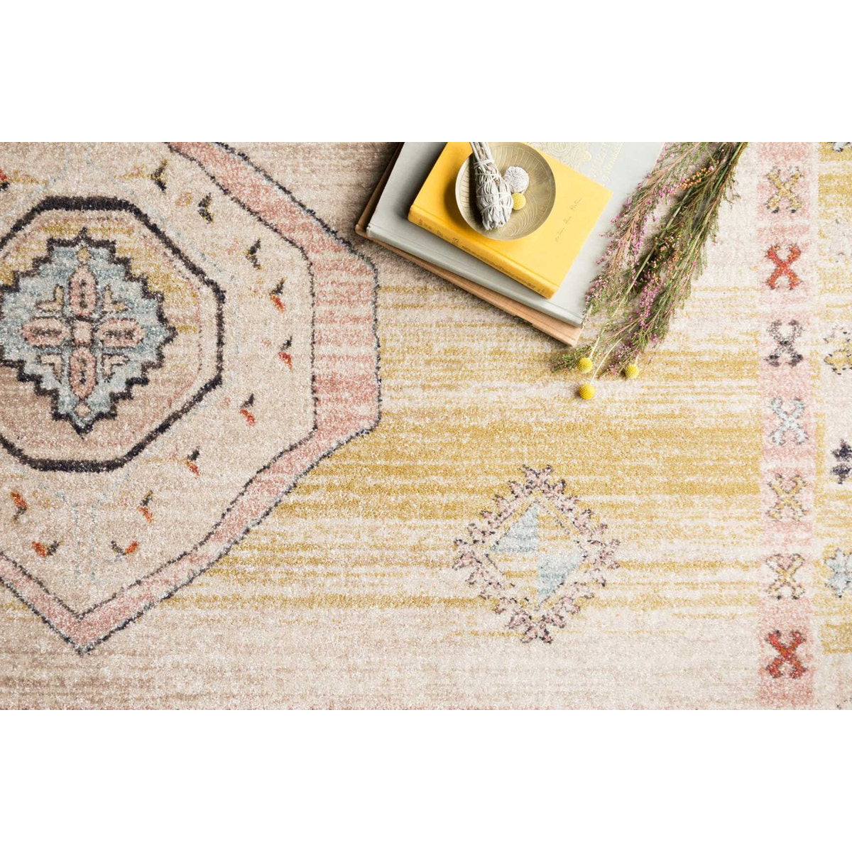 Magnolia Home Graham Antique Ivory / Multi Rug - Chapin Furniture