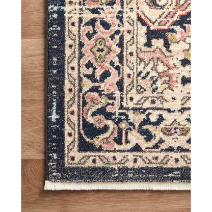 Magnolia Home Graham Coral / Navy Rug - Chapin Furniture