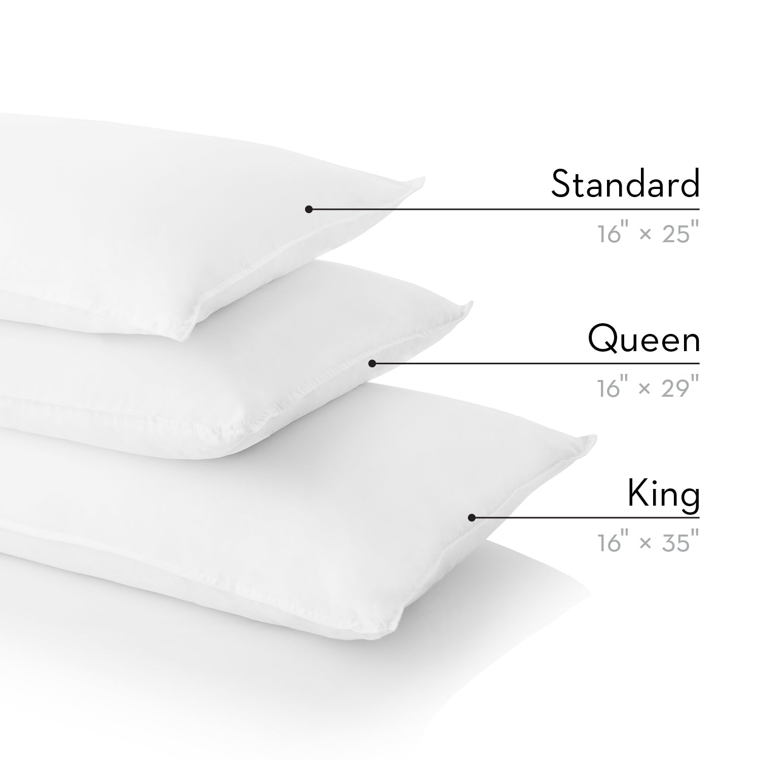 Gelled Microfiber® Pillow- King - Chapin Furniture