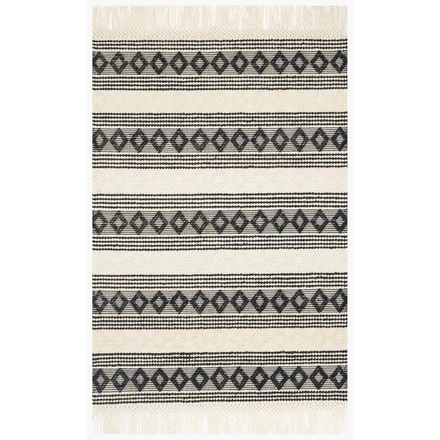 Magnolia Home Holloway Ivory/Black Rug - Chapin Furniture