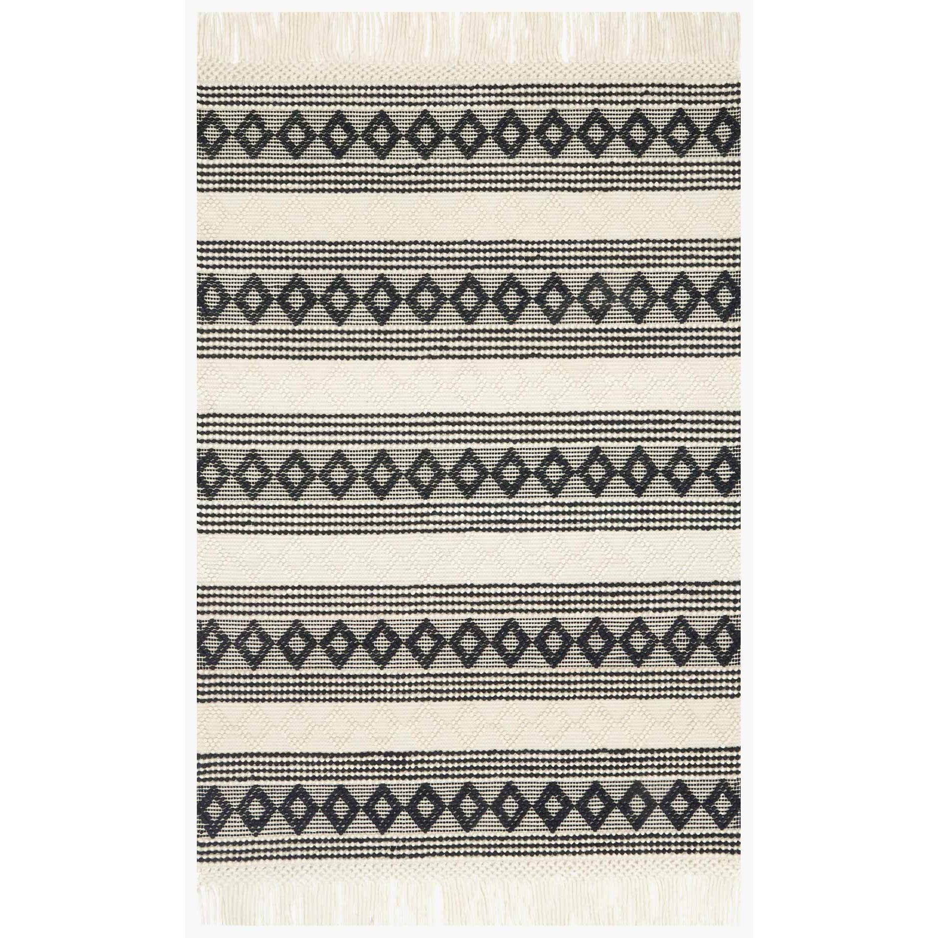Magnolia Home Holloway Ivory/Black Rug - Chapin Furniture