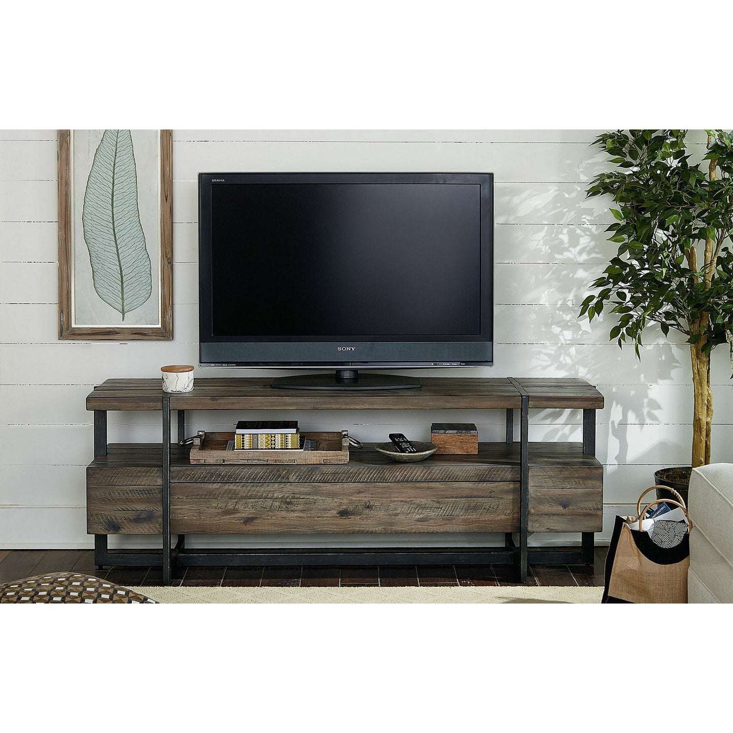 Modern Timber Entertainment Console - Chapin Furniture