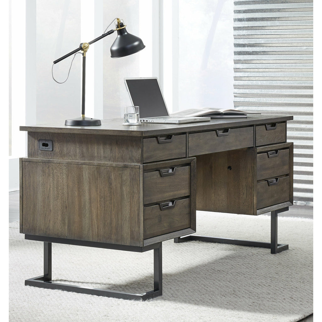 Harper Point Fossil 66" Executive Desk - Chapin Furniture