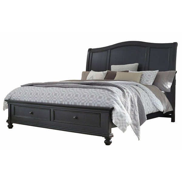 Oxford Sleigh Storage Bed - Chapin Furniture