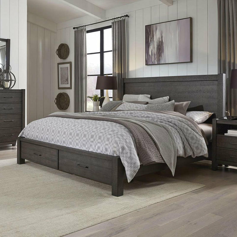 ASPEN FURNITURE Mill Creek Storage Bed - Thumbnail 3