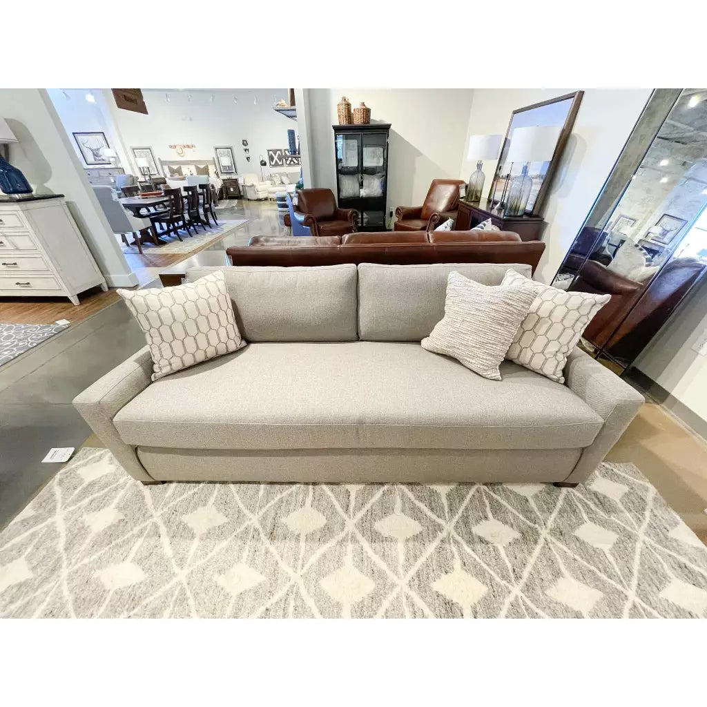 Bassett Oliver Great Room 92" Sofa- Mocha - Chapin Furniture