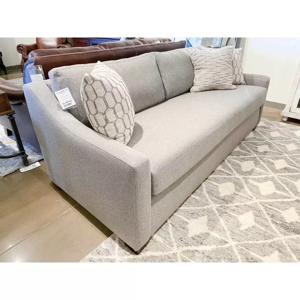 Bassett Oliver Great Room 92" Sofa- Mocha - Chapin Furniture