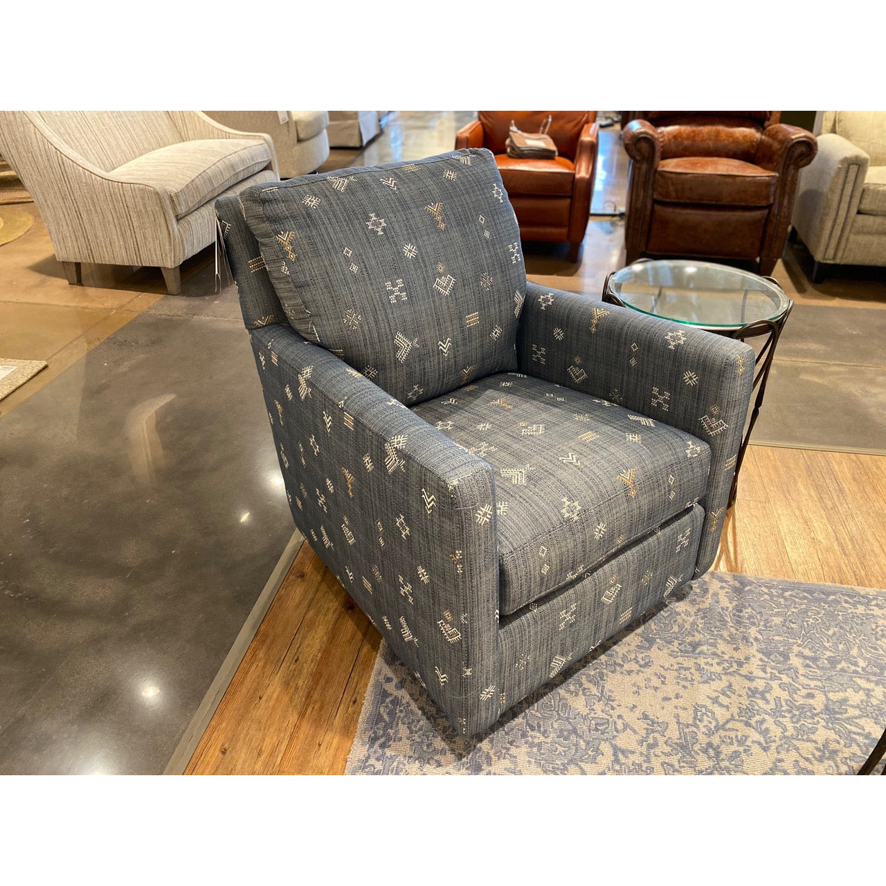 Trent Chair and Ottoman- Multiple Options - Chapin Furniture