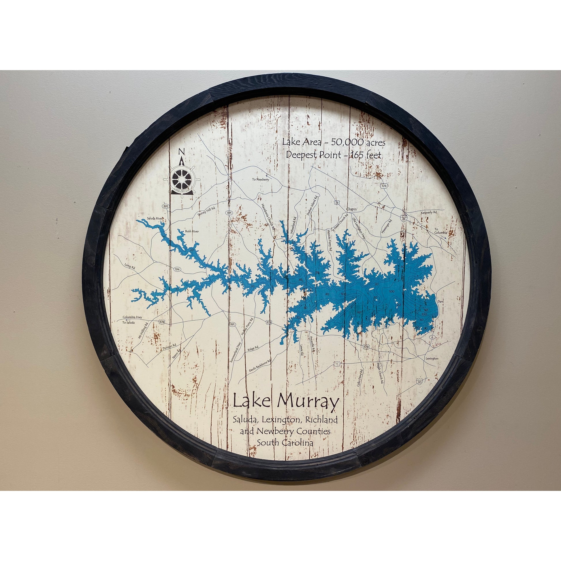 Lake Murray Art-  Round - Chapin Furniture