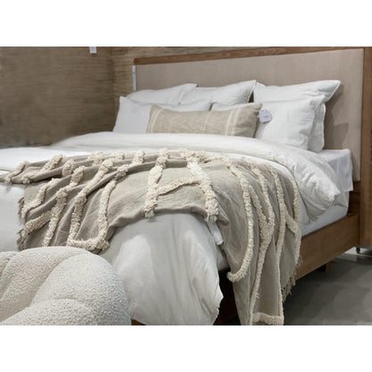 Jayson White Linen Cashmere 3pc Duvet Set - Chapin Furniture