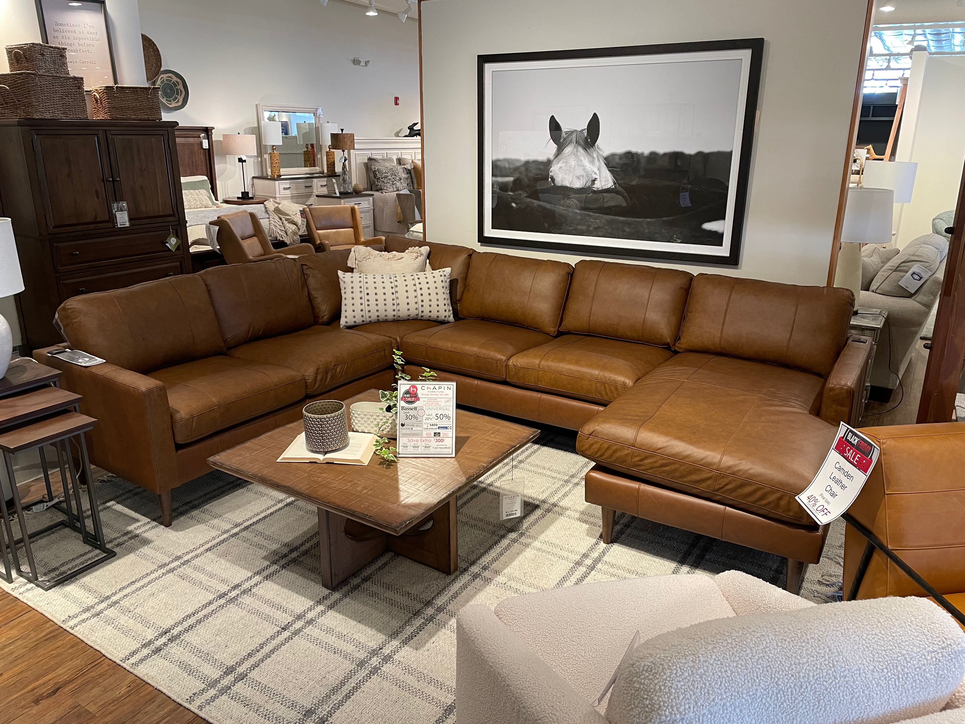 Camel brown sectional 2025