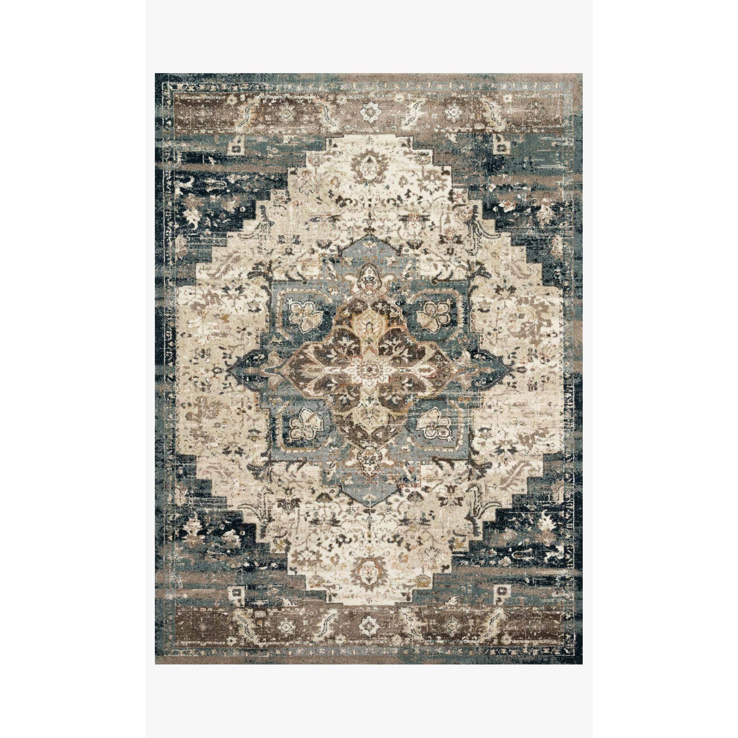 Magnolia Home James Taupe / Marine Rug - Chapin Furniture