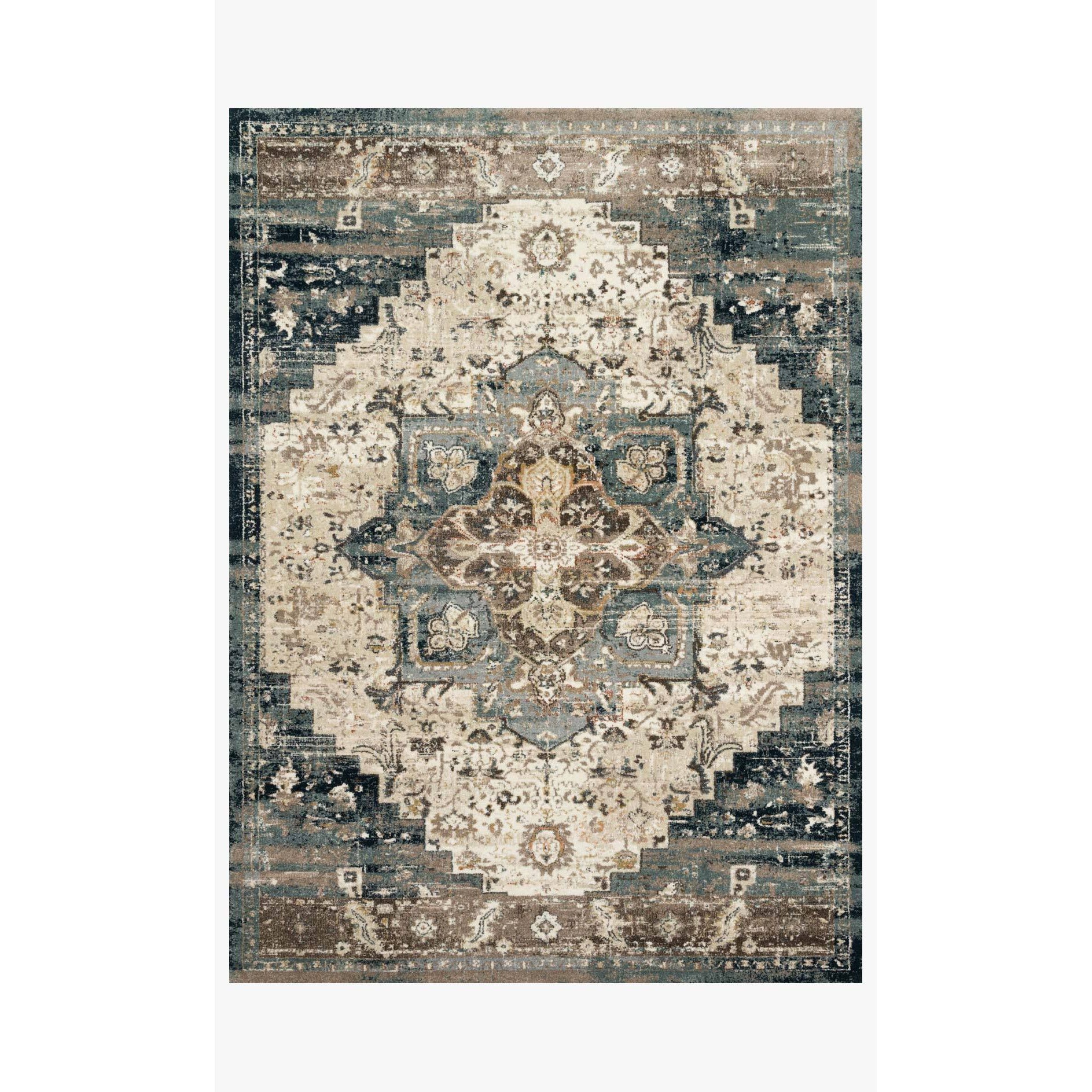 Magnolia Home James Taupe / Marine Rug - Chapin Furniture