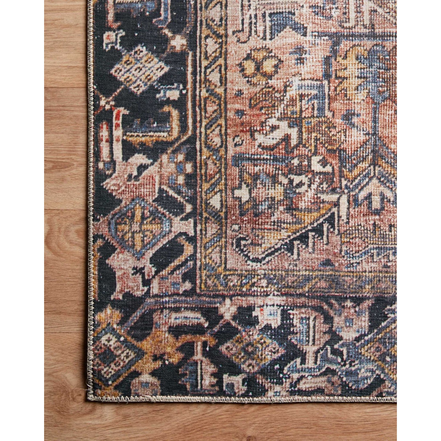 Chris Loves Julia Jules Terracotta/Multi Rug - Chapin Furniture