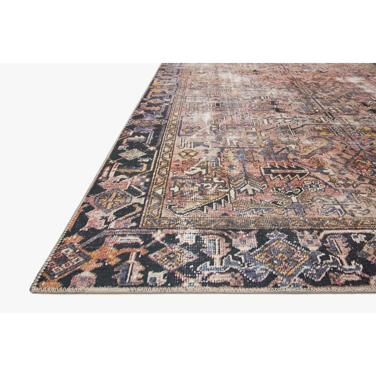 Chris Loves Julia Jules Terracotta/Multi Rug - Chapin Furniture