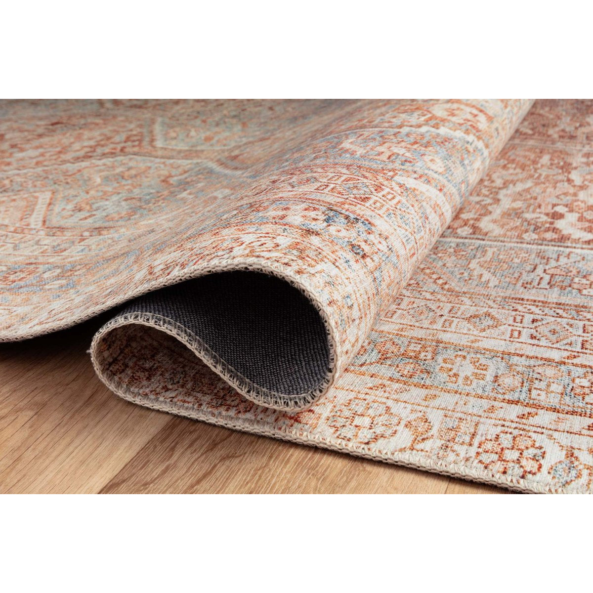 Chris Loves Julia Jules Tangerine/Mist Rug - Chapin Furniture