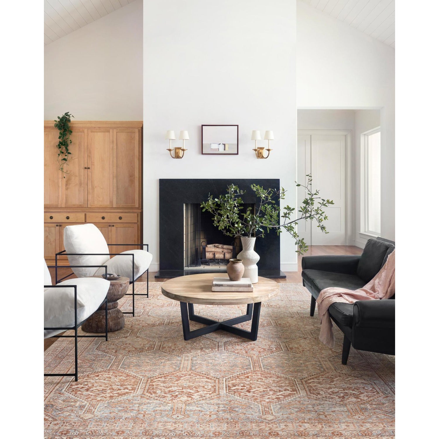 Chris Loves Julia Jules Tangerine/Mist Rug - Chapin Furniture