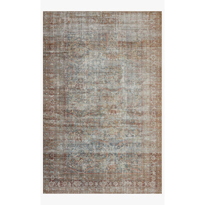 Chris Loves Julia Jules Lagoon/Brick Rug - Chapin Furniture