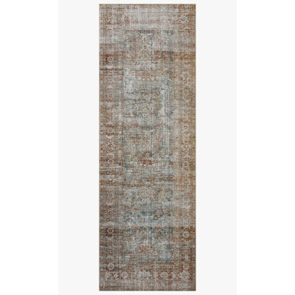 Chris Loves Julia Jules Lagoon/Brick Rug - Chapin Furniture