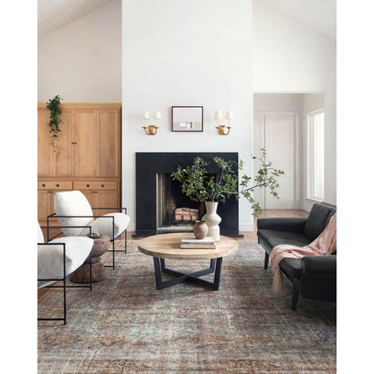 Chris Loves Julia Jules Lagoon/Brick Rug - Chapin Furniture