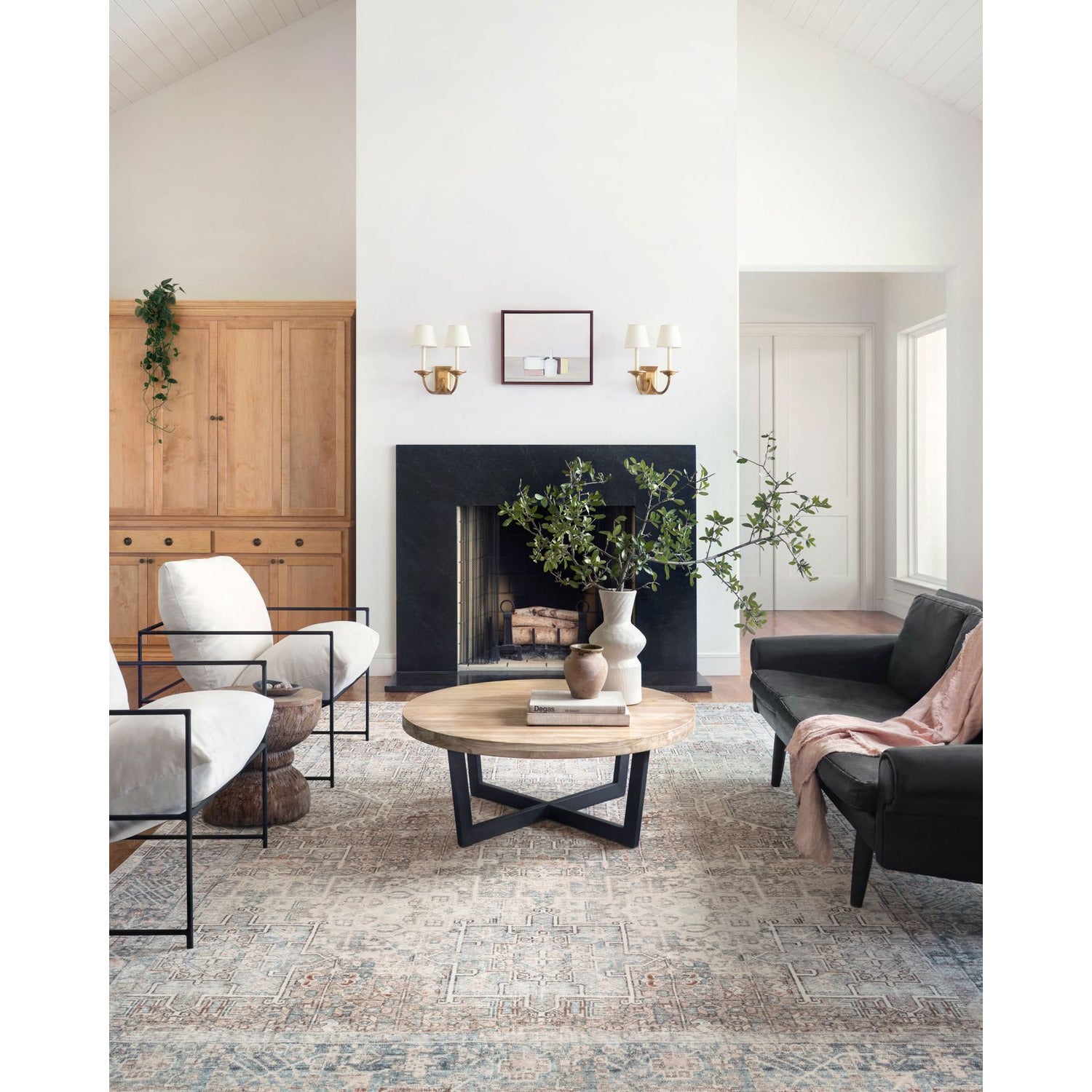 Chris Loves Julia Jules Natural/Ocean Rug - Chapin Furniture