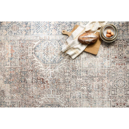 Chris Loves Julia Jules Natural/Ocean Rug - Chapin Furniture