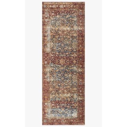 Magnolia Home Kennedy Denim/Brick Rug - Chapin Furniture