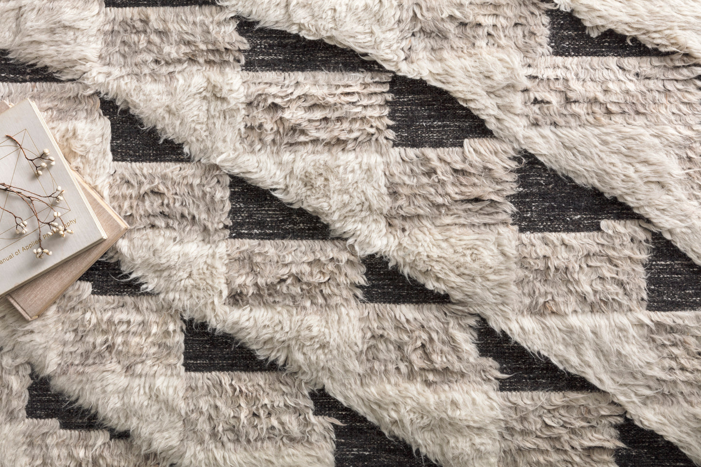 Loloi Khalid Natural / Black Rug - Chapin Furniture