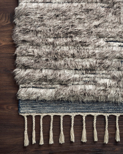 Loloi Khalid Pewter / Ink Rug - Chapin Furniture