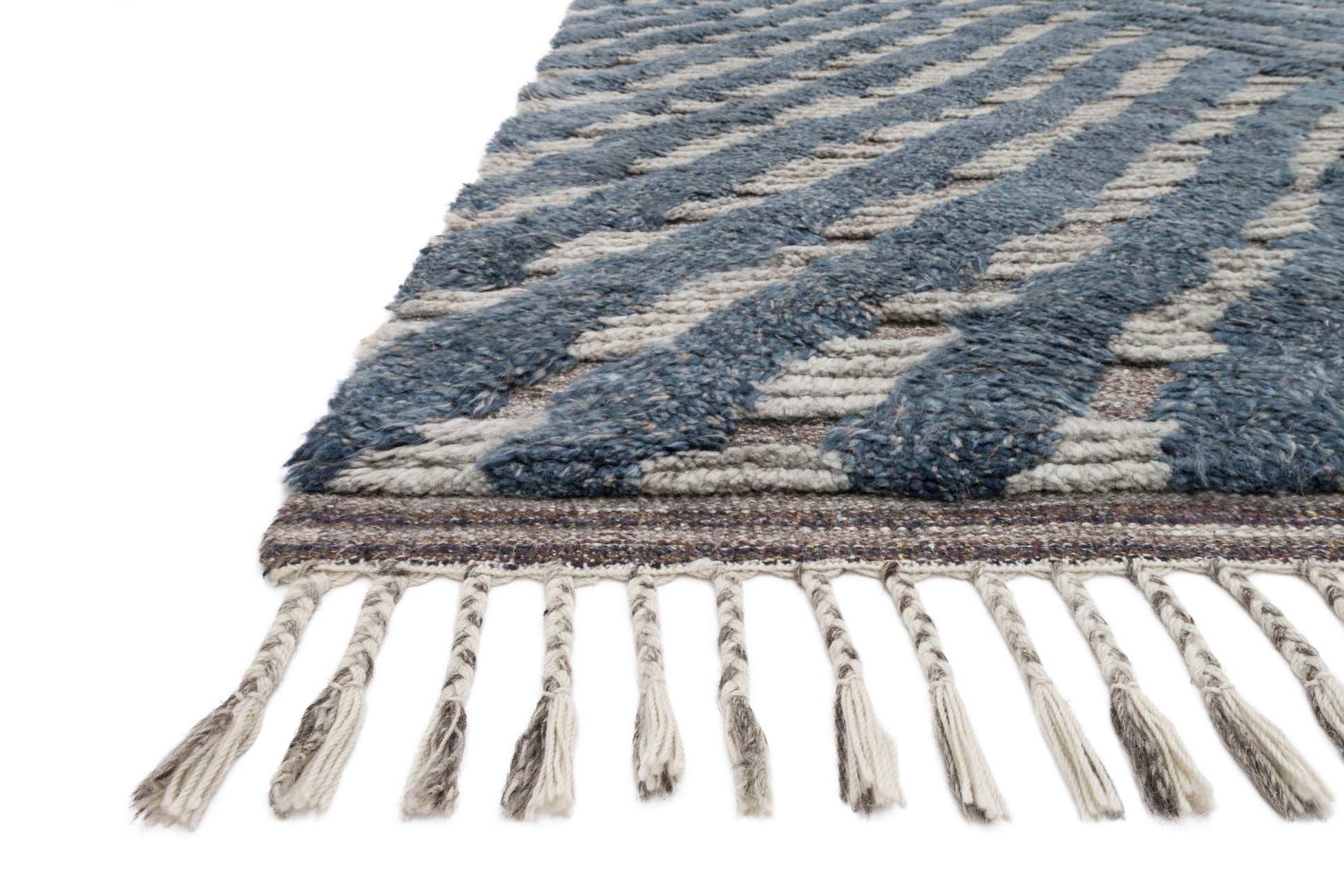 Loloi Khalid Blue / Pewter Rug - Chapin Furniture