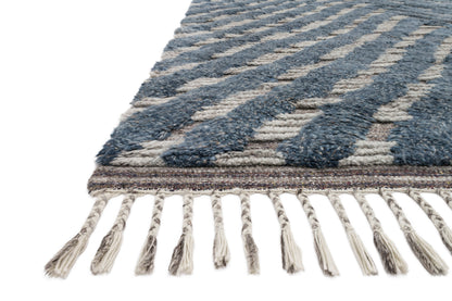 Loloi Khalid Blue / Pewter Rug - Chapin Furniture