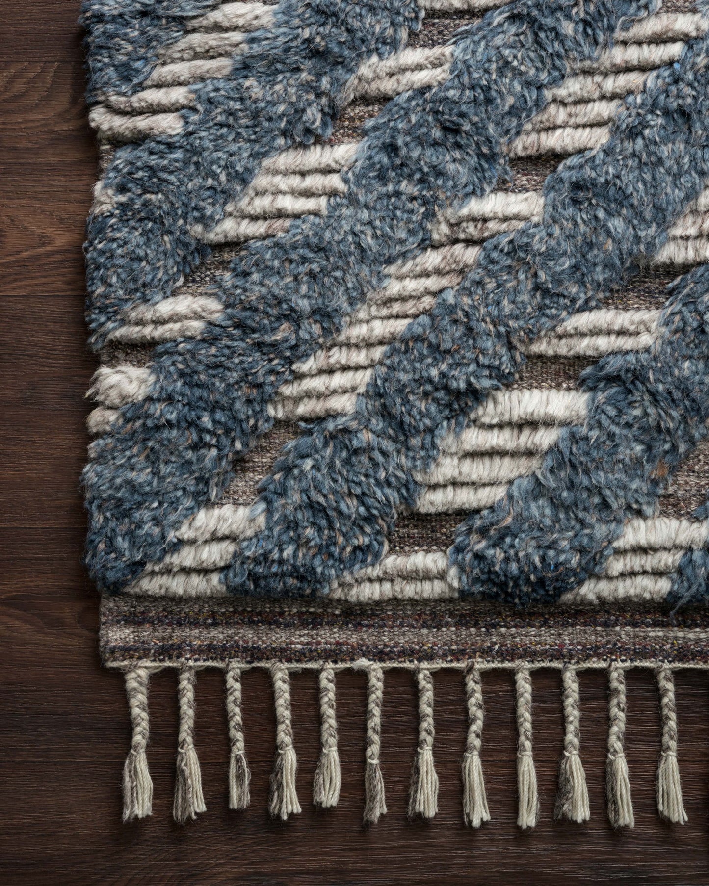 Loloi Khalid Blue / Pewter Rug - Chapin Furniture
