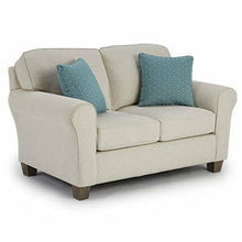 Annabel Sock Arm Loveseat-Customizable - Chapin Furniture