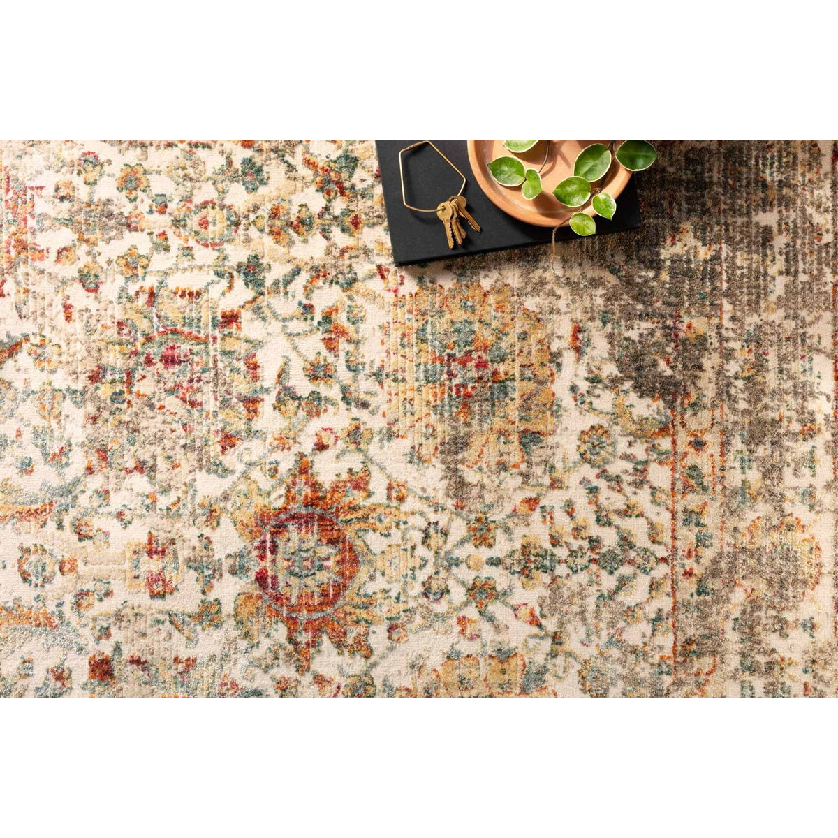 Magnolia Home Linnea Multi/Taupe Rug - Chapin Furniture