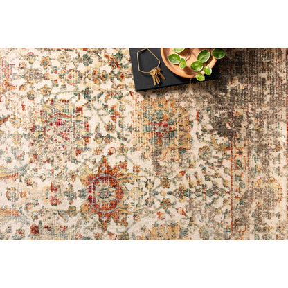 Magnolia Home Linnea Multi/Taupe Rug - Chapin Furniture